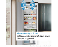 Lodówka Bosch KGN39VXCT PerfectFit No Frost 203cm Ciemny Inox Komora Zero VitaFresh 363L - 1323594 - zdjęcie 2